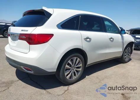 2014 Acura Mdx Technology Package из США, поврежденный, VIN 5FRYD3H42EB012691